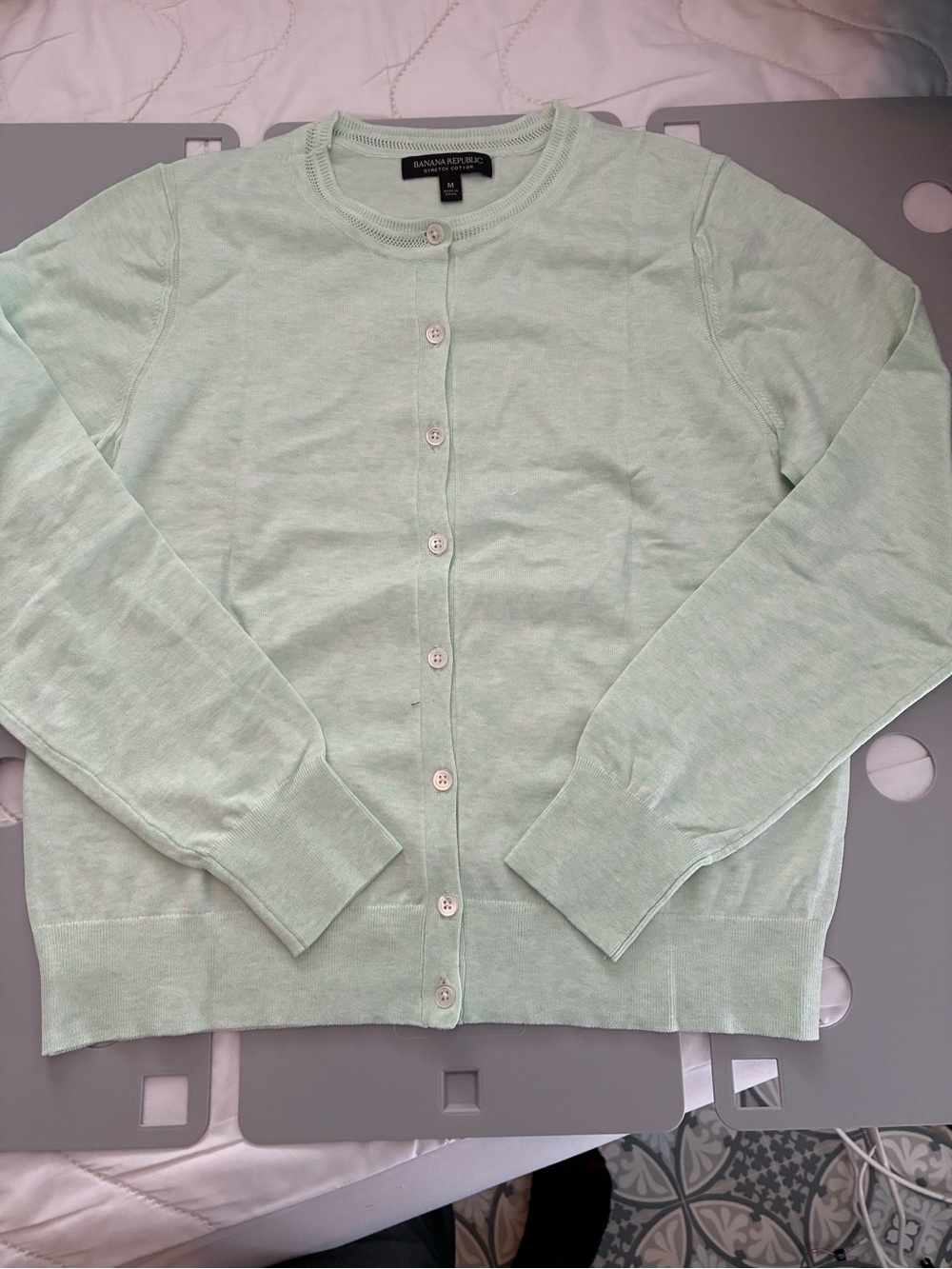 Banana Republic Stretch-cotton Cardigan Sweater